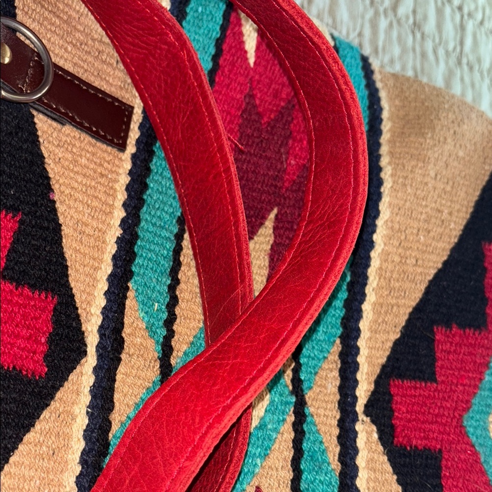 Colorful Patterned Tote Bag - Picture 8 of 8